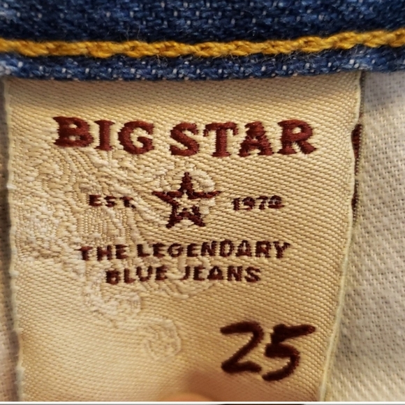 NEW Big Star Taylor Slouchy Boyfriend Distressed Jeans Womens Verdana Bohemian - Picture 4 of 15